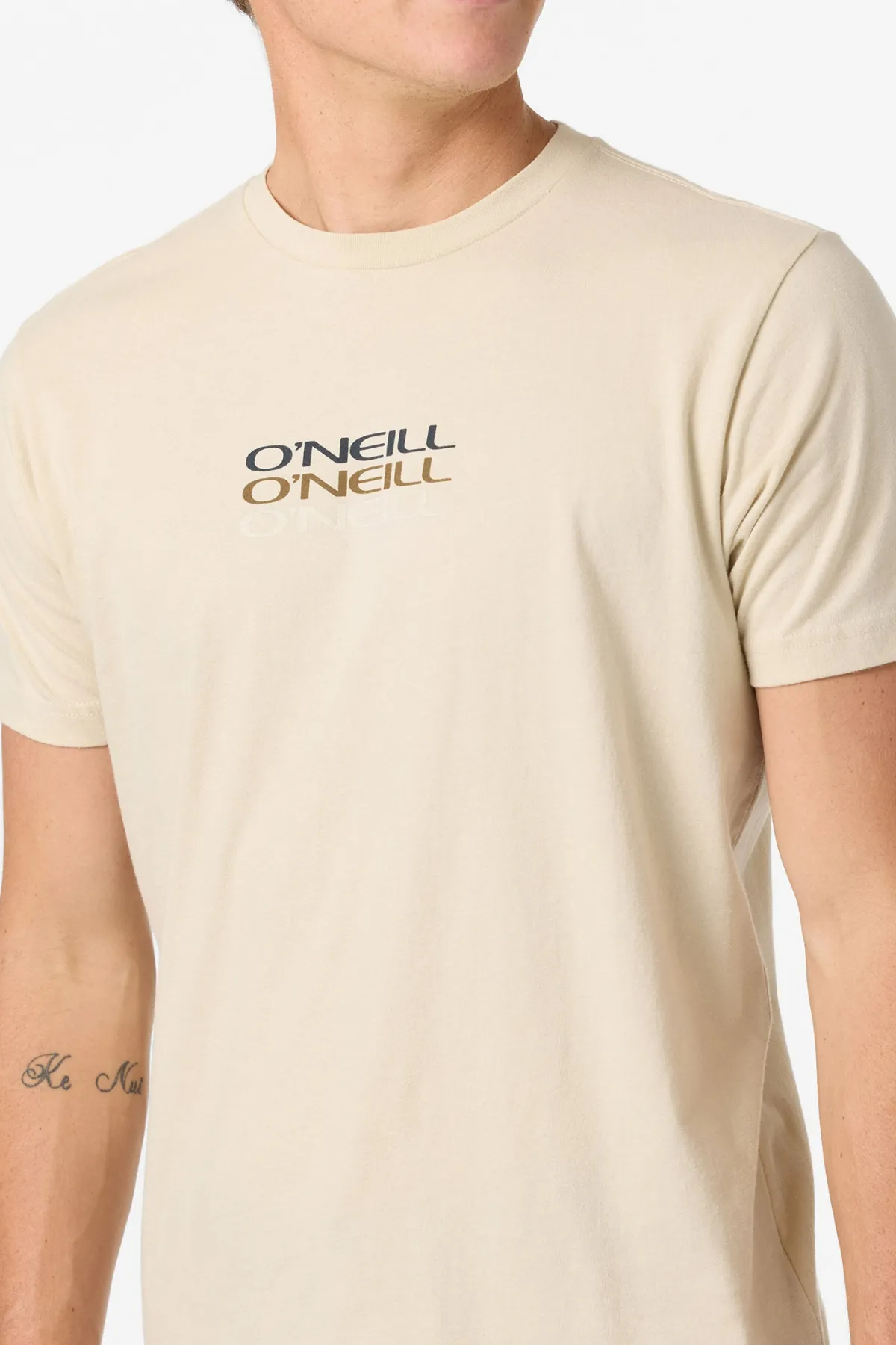 Tees & Tanks^O'Neill Triple Stack Standard Fit Tee - | lt khaki