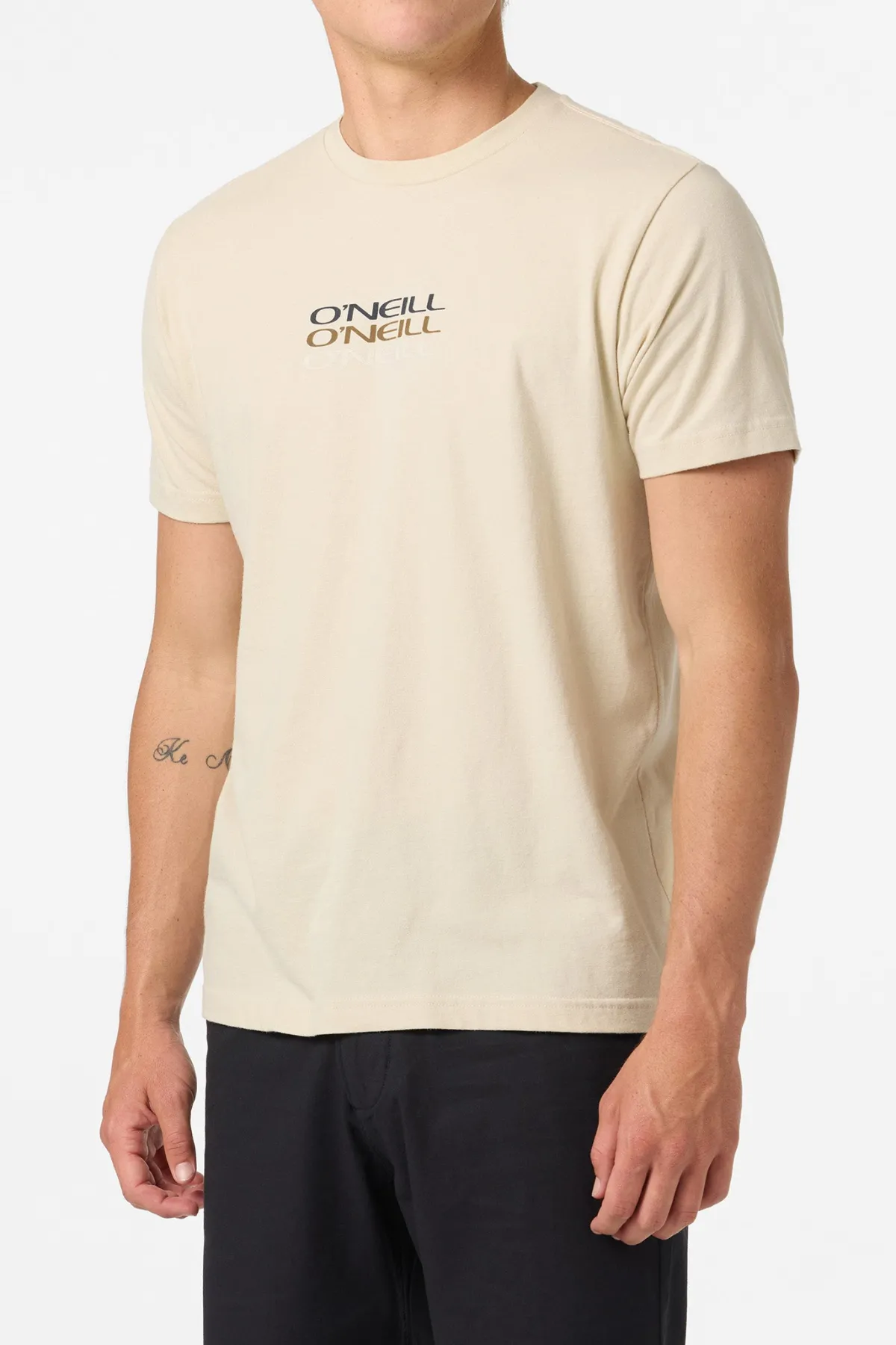 Tees & Tanks^O'Neill Triple Stack Standard Fit Tee - | lt khaki