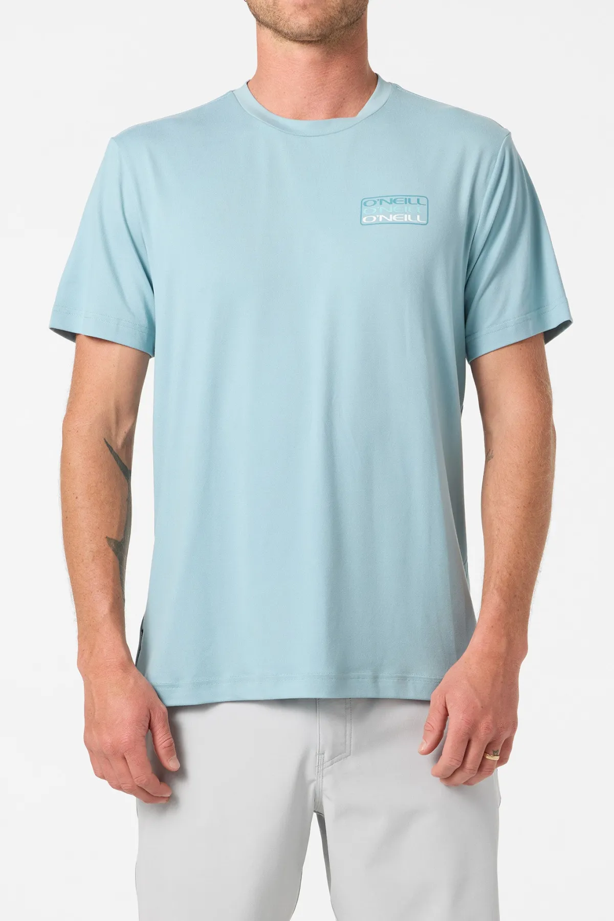 New Arrivals|Tees & Tanks^O'Neill Triple Stack Upf Tee - | stone blue