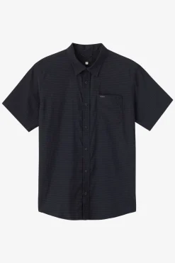 Trvlr Series^O'Neill TRVLR Perforated Standard Woven Shirt Standard Fit Shirt - | black