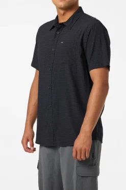 Trvlr Series^O'Neill TRVLR Perforated Standard Woven Shirt Standard Fit Shirt - | black