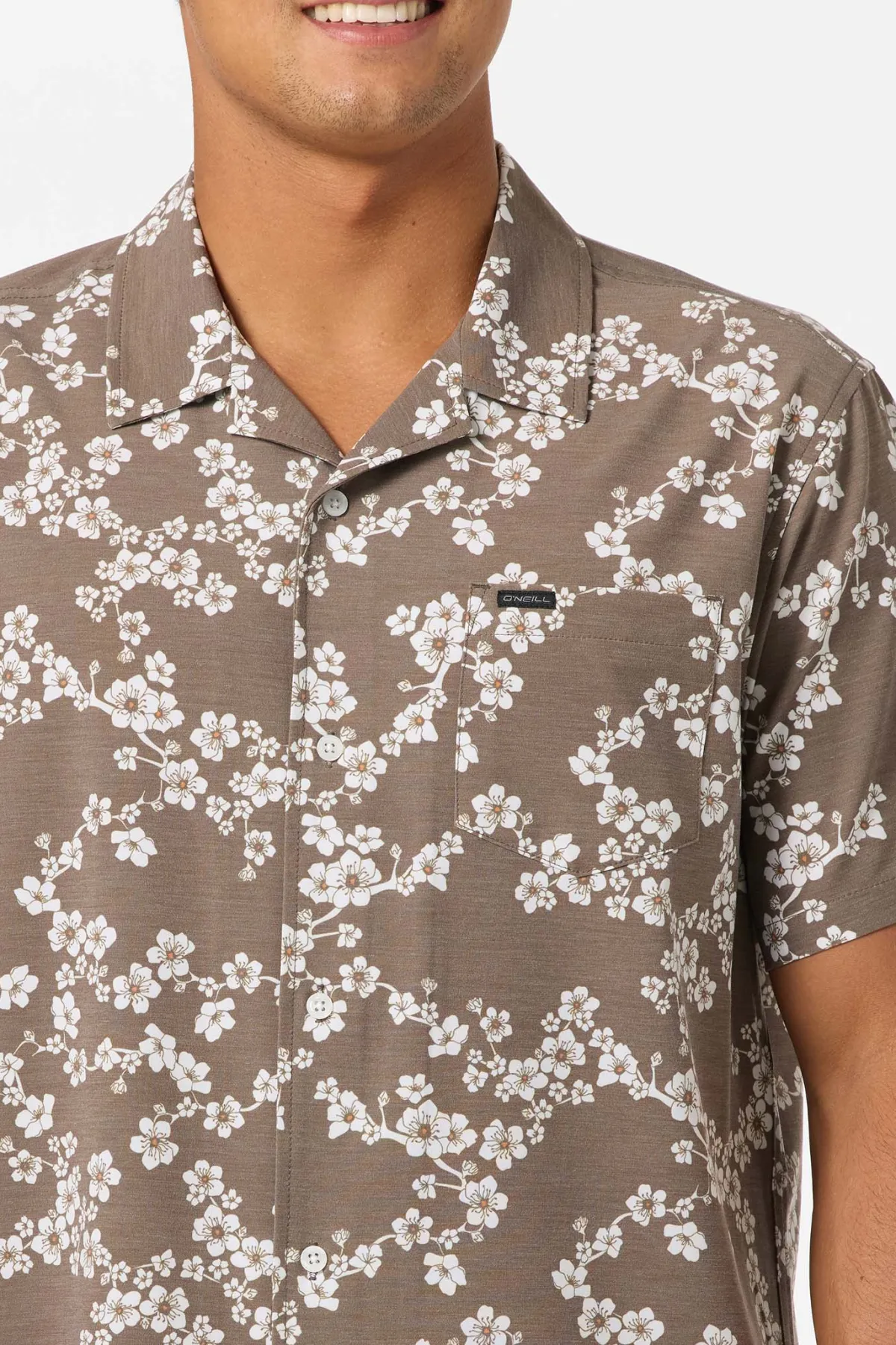 New Arrivals^O'Neill TRVLR UPF Traverse Hawaii Shirt teak