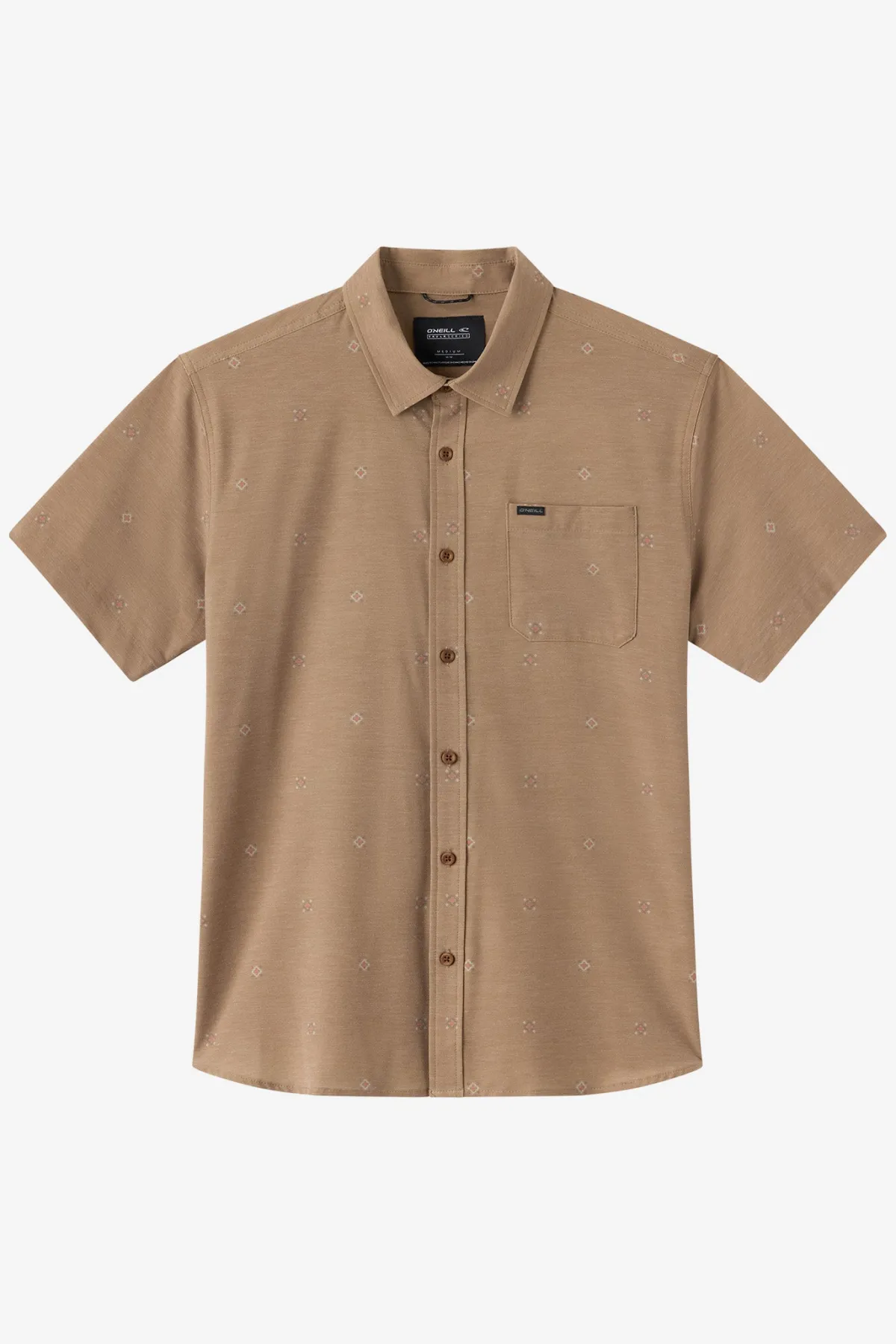 New Arrivals|Trvlr Series^O'Neill TRVLR Upf Traverse Standard Woven Shirt Standard Fit Shirt - | dark khaki
