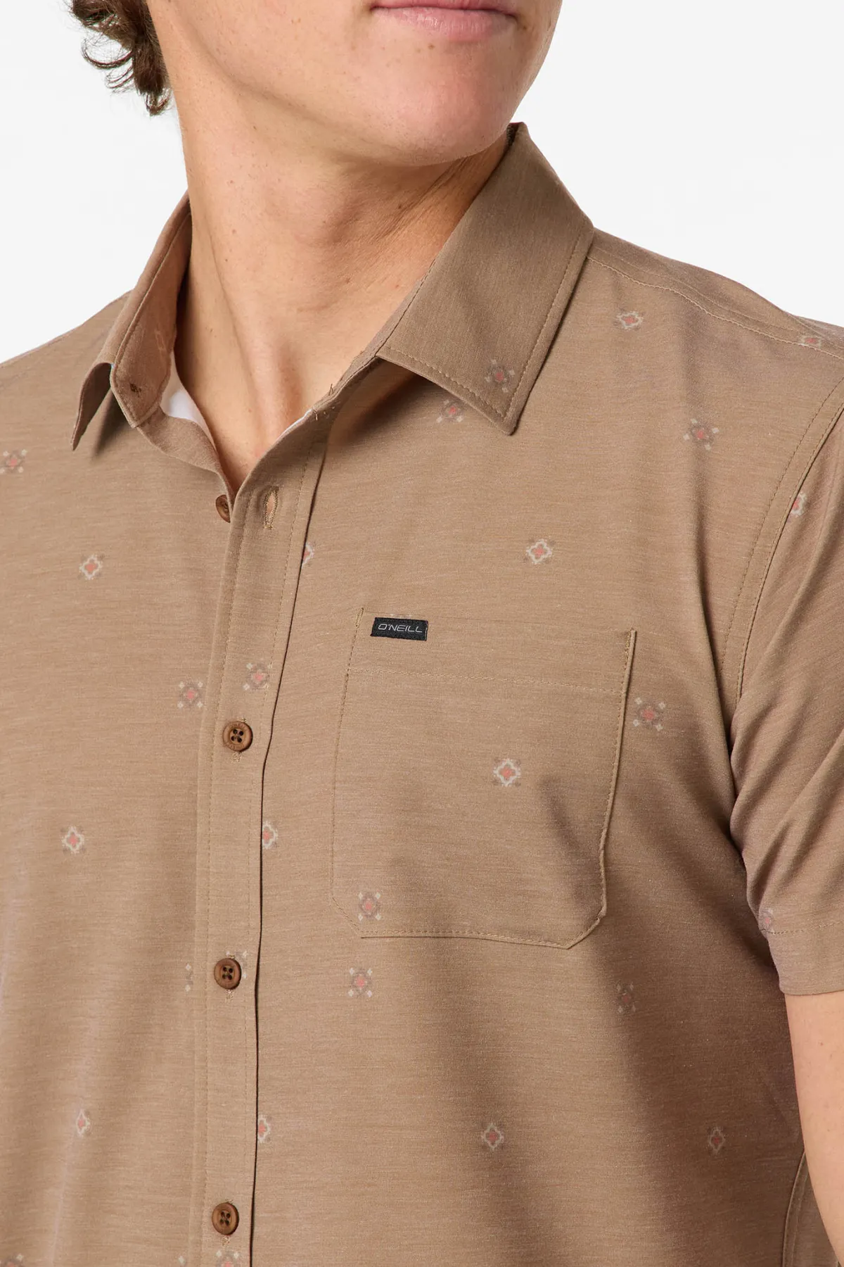 New Arrivals|Trvlr Series^O'Neill TRVLR Upf Traverse Standard Woven Shirt Standard Fit Shirt - | dark khaki