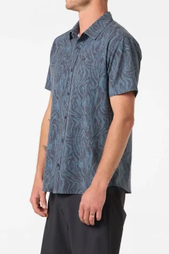 Trvlr Series|Shirts & Flannels^O'Neill TRVLR Upf Traverse Standard Woven Shirt Standard Fit Shirt - | dark shadow