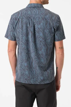 Trvlr Series|Shirts & Flannels^O'Neill TRVLR Upf Traverse Standard Woven Shirt Standard Fit Shirt - | dark shadow