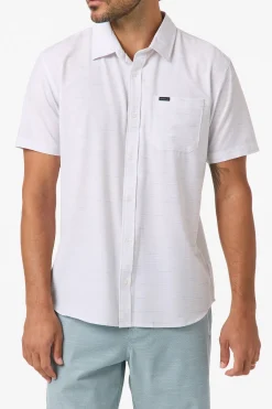 Trvlr Series^O'Neill TRVLR Upf Traverse Stripe Standard Woven Shirt Standard Fit Shirt - | tofu