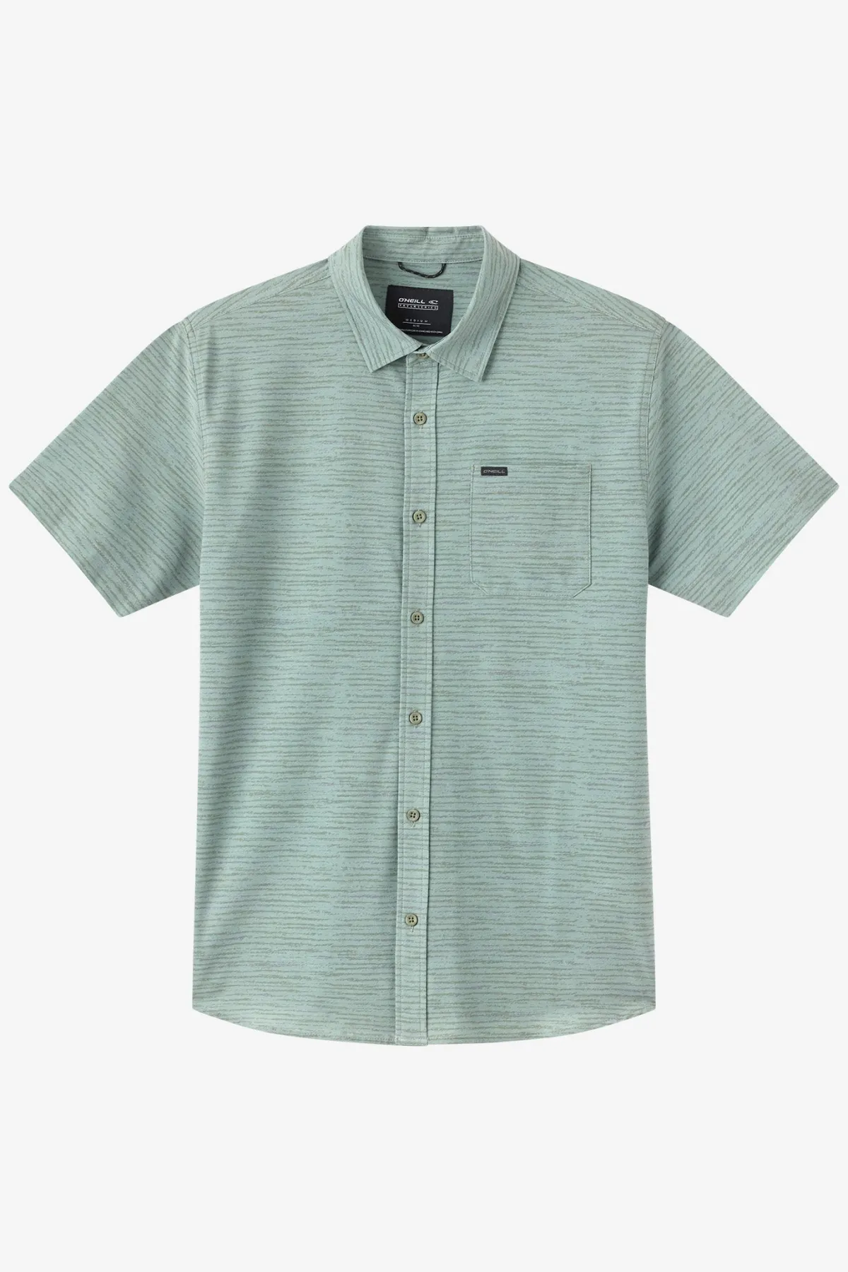 New Arrivals^O'Neill TRVLR UPF Traverse Stripe Standard Fit Shirt sage