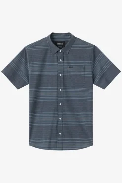 New Arrivals|Trvlr Series^O'Neill TRVLR Upf Traverse Stripe Standard Fit Shirt - | black