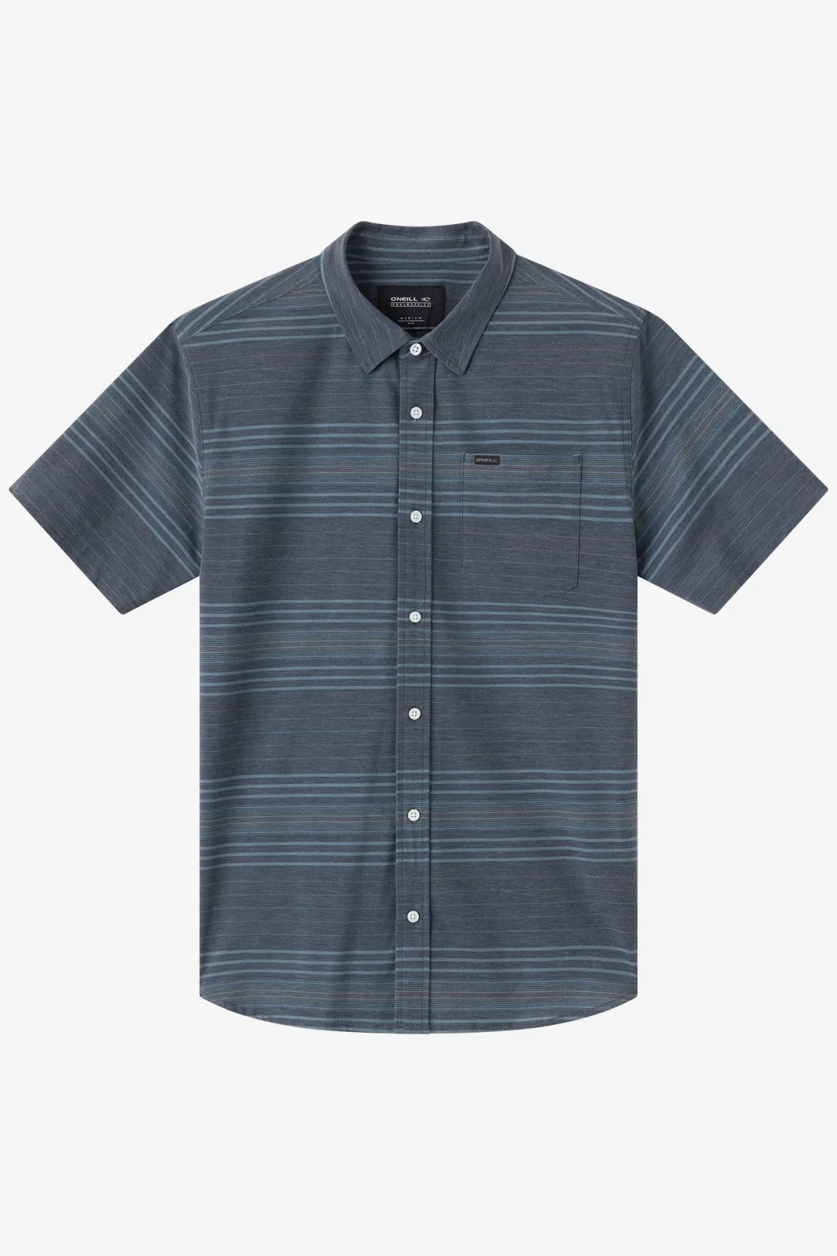 New Arrivals|Trvlr Series^O'Neill TRVLR Upf Traverse Stripe Standard Fit Shirt - | black