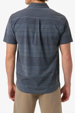 New Arrivals|Trvlr Series^O'Neill TRVLR Upf Traverse Stripe Standard Fit Shirt - | black