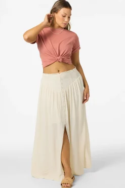 Bottoms|New Arrivals^O'Neill Tryston Midi Skirt tapioca