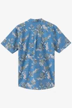 New Arrivals^O'Neill UPF Slub Relaxed Fit Shirt midnight navy