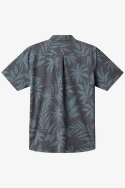 New Arrivals|Shirts & Flannels^O'Neill Upf Slub Relaxed Wvn Shirt Relaxed Fit Shirt - | black