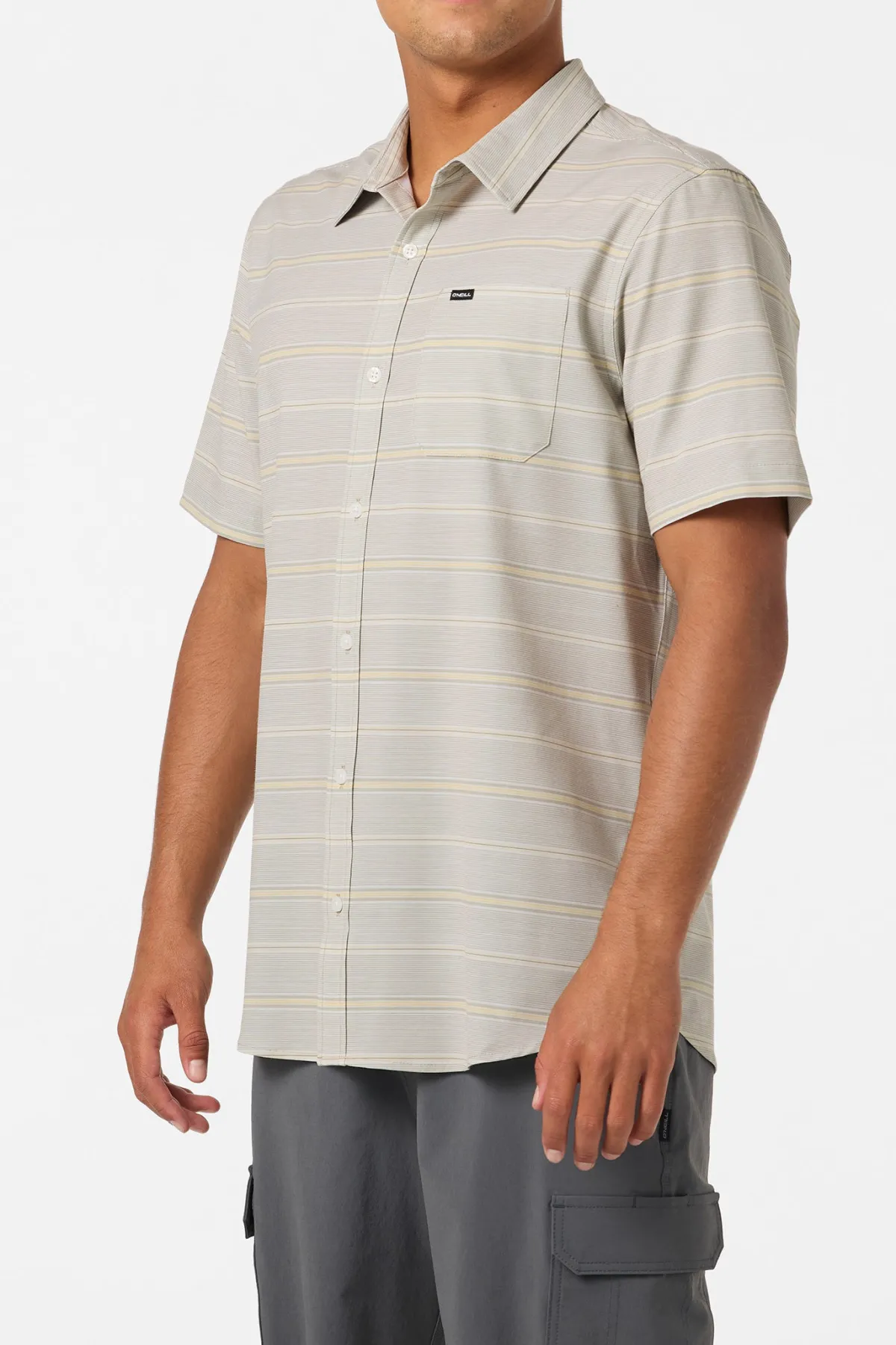 New Arrivals|Shirts & Flannels^O'Neill Upf Slub Relaxed Wvn Shirt Relaxed Fit Shirt - | lt khaki