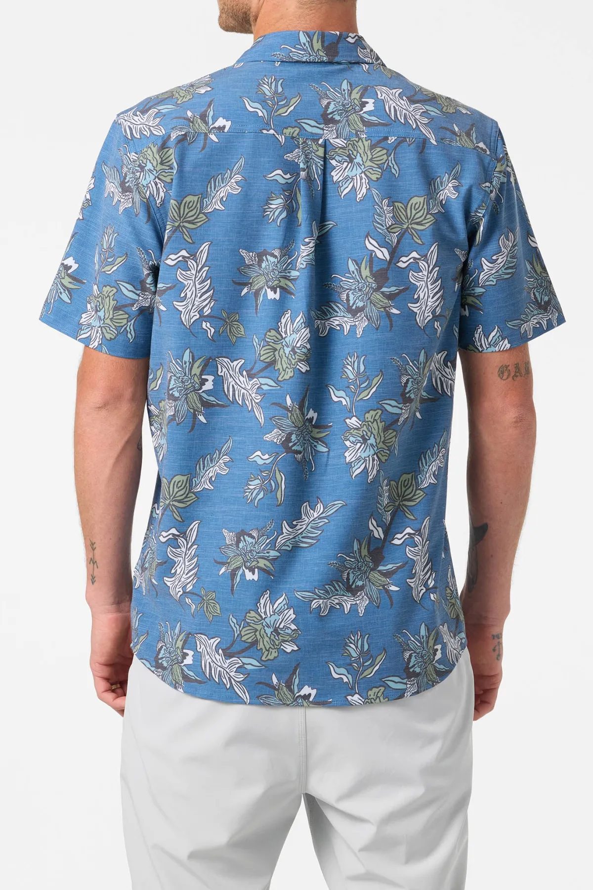 Best Sellers|Shirts & Flannels^O'Neill Upf Slub Relaxed Wvn Shirt Relaxed Fit Shirt - | midnight navy