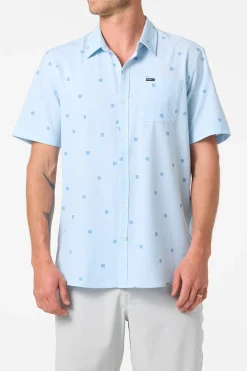 New Arrivals|Shirts & Flannels^O'Neill Upf Slub Relaxed Wvn Shirt Relaxed Fit Shirt - | baby blue