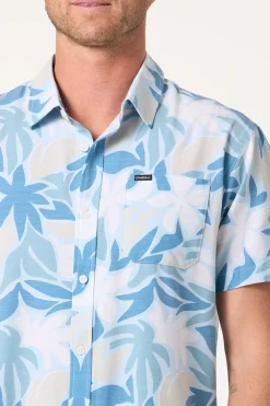 New Arrivals|Shirts & Flannels^O'Neill Upf Slub Standard Wvn Shirt Standard Fit Shirt - | baby blue