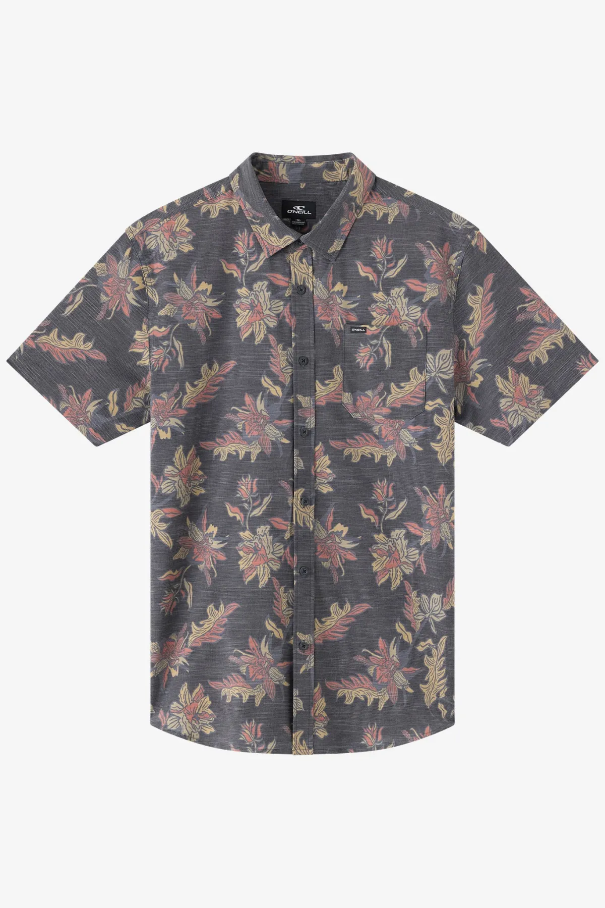 New Arrivals|Shirts & Flannels^O'Neill Upf Slub Standard Wvn Shirt Standard Fit Shirt - | black
