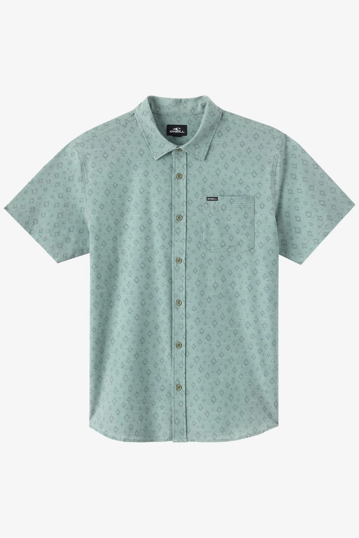 Best Sellers|Shirts & Flannels^O'Neill Upf Slub Standard Wvn Shirt Standard Fit Shirt - | sage