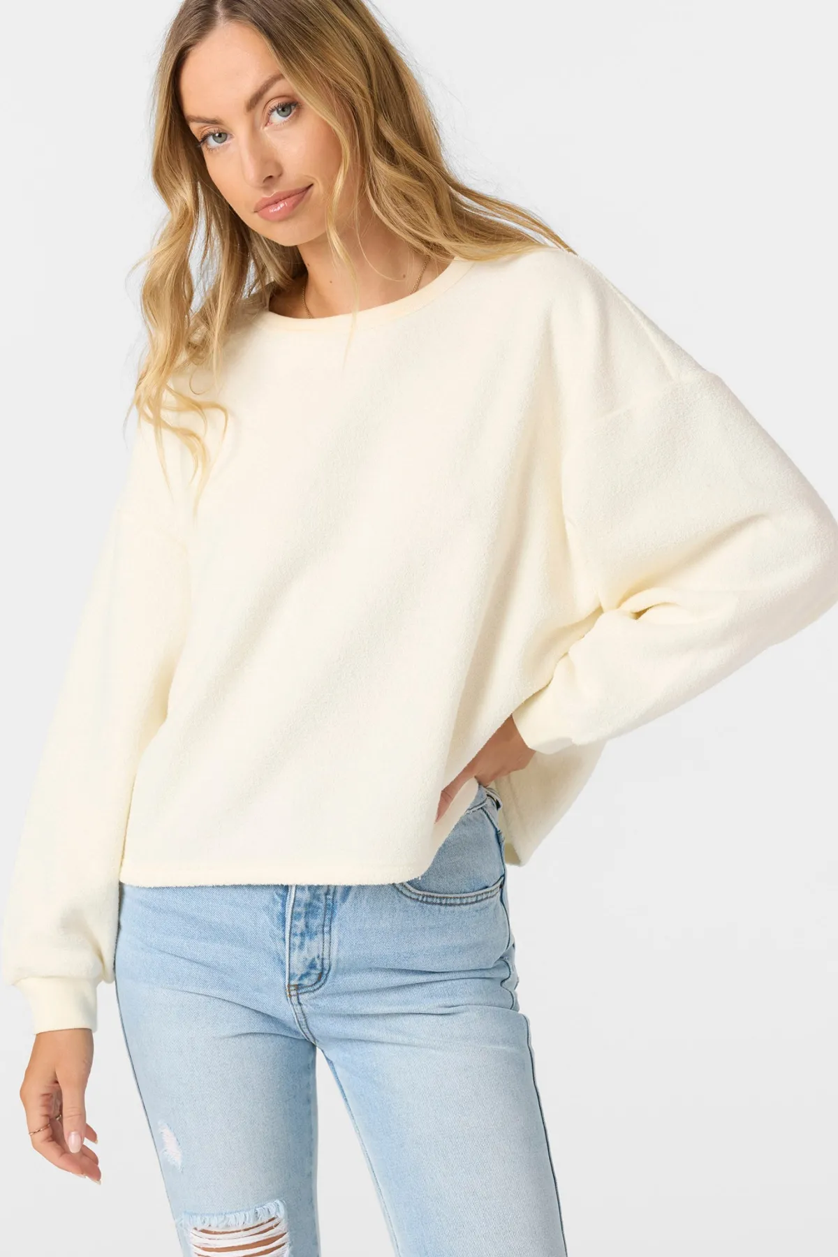 Sweaters, Hoodies & Fleece^O'Neill Wavelength Crew Crew Neck Fleece - | winter white