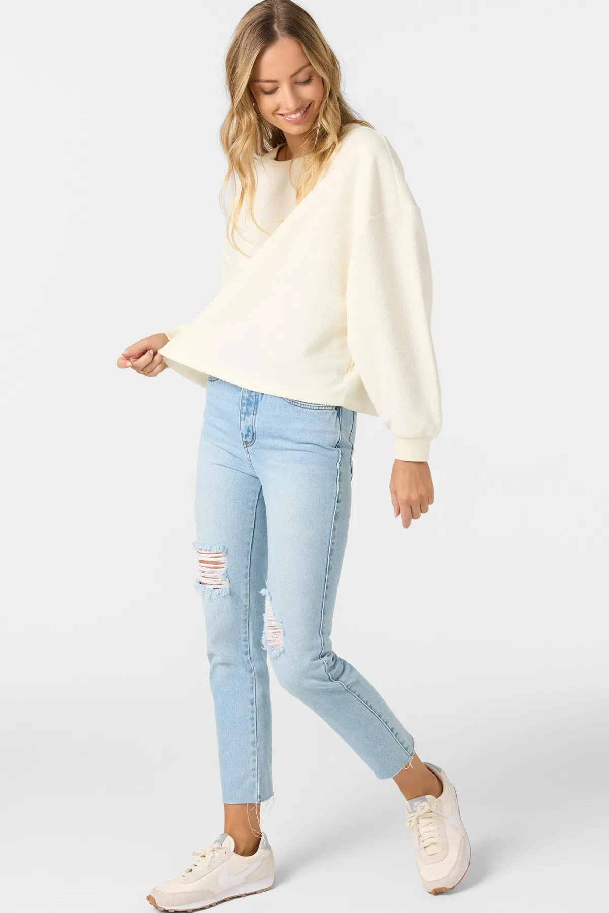 Sweaters, Hoodies & Fleece^O'Neill Wavelength Crew Crew Neck Fleece - | winter white