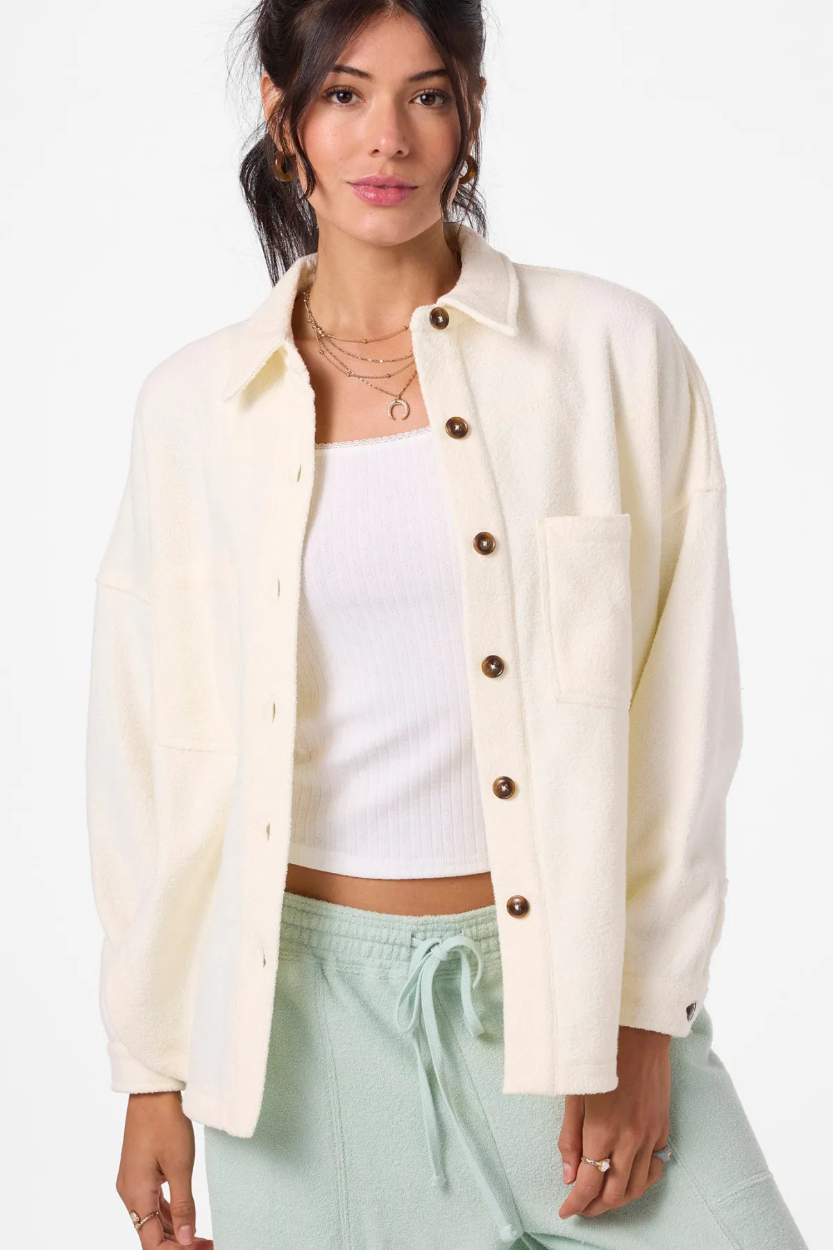 Jackets^O'Neill Wavelength Fleece Jacket Zip Fleece - | winter white