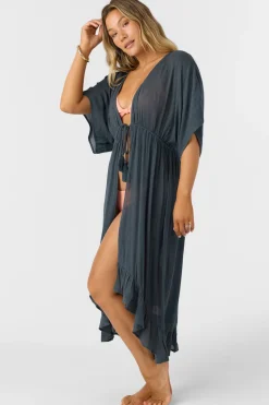 Swim Cover-Ups^O'Neill Wilder Midi Cover-Up Dress - | slate