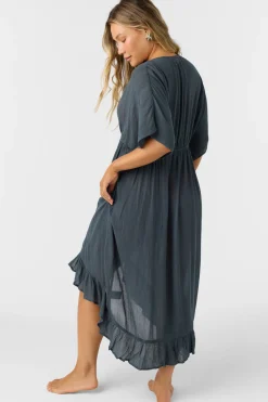 Swim Cover-Ups^O'Neill Wilder Midi Cover-Up Dress - | slate