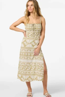 Dresses^O'Neill Wiley Abstract Dress Midi Dress - | twill