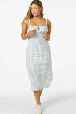 New Arrivals|Dresses^O'Neill Wiley Plaid Dress Midi Dress - | winter white