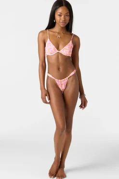 Bikini Bottoms^O'Neill Windsor Plaid Solimar Medium Bottoms - | sachet pink