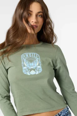 Graphic Tees & Tanks^O'Neill Wings Long Sleeve Tee sea spray