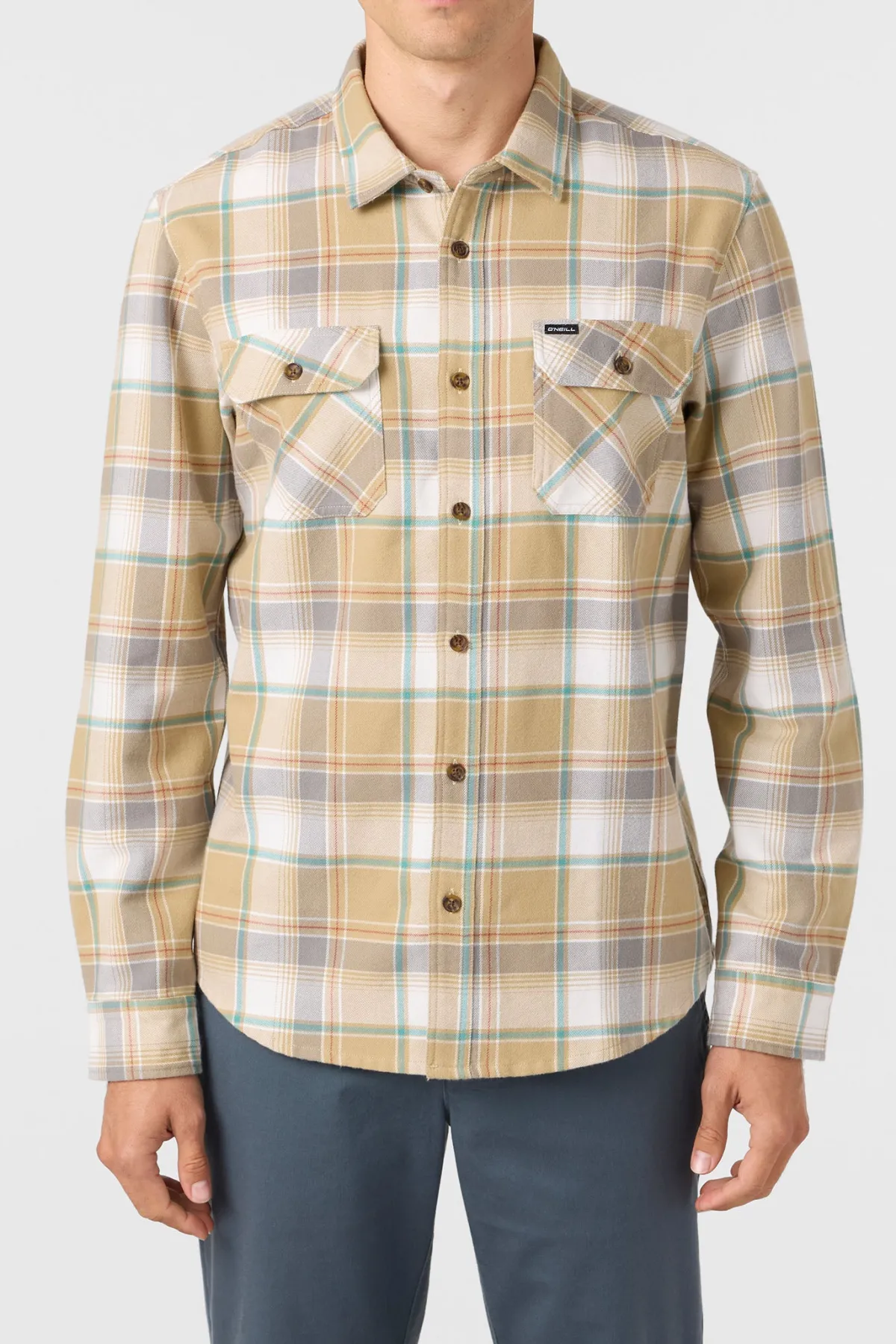 Shirts & Flannels^O'Neill Winslow Plaid Flannel Standard Fit Long Sleeve Shirt - | twill