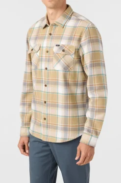 Shirts & Flannels^O'Neill Winslow Plaid Flannel Standard Fit Long Sleeve Shirt - | twill
