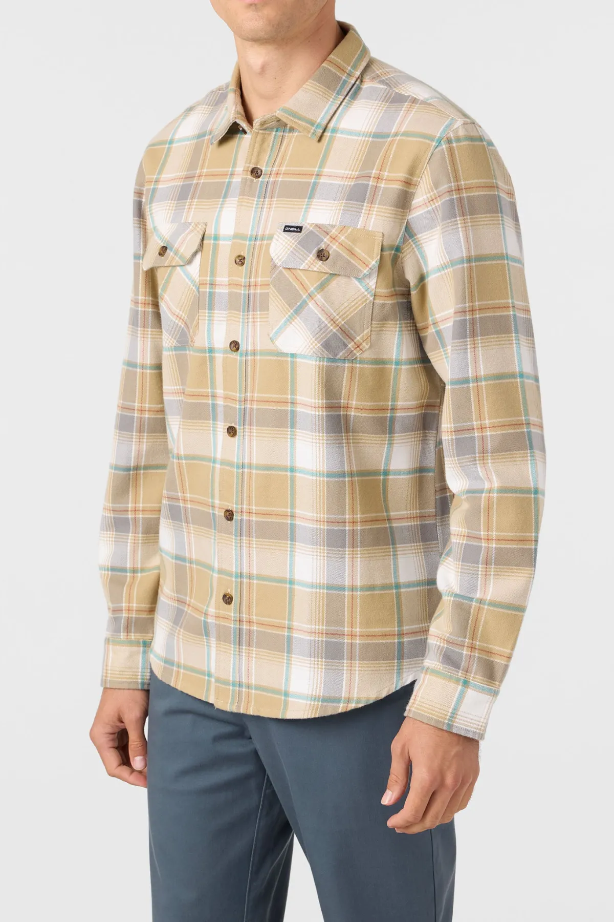 Shirts & Flannels^O'Neill Winslow Plaid Flannel Standard Fit Long Sleeve Shirt - | twill