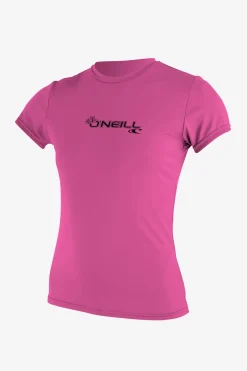 Uv Sun Protection & Rash Guards^O'Neill Women's Basic 50+ Sun Shirt - | fox pink