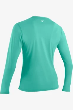 Uv Sun Protection & Rash Guards^O'Neill Women's Basic Skins-2 Long Sleeve Sun Shirt - Holiday |