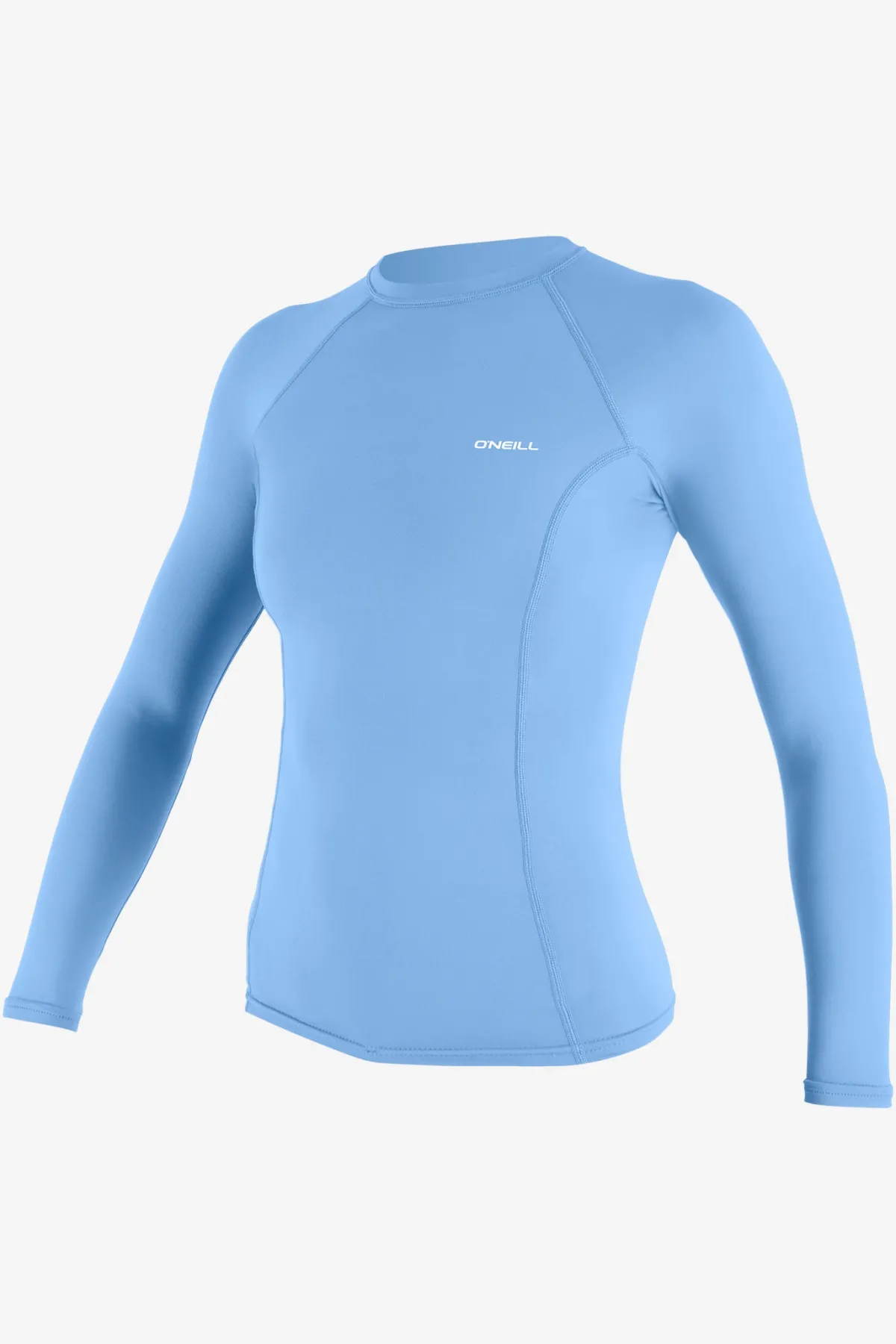 Uv Sun Protection & Rash Guards^O'Neill Women's Basic Skins-2 Long Sleeve Rash Guard - Azurine |