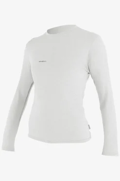 Uv Sun Protection & Rash Guards^O'Neill Women's Hybrid Long Sleeve Sun Shirt - Overcast |