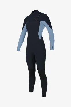 Full Suits^O'Neill Women's Hyperfreak 3/2+MM Chest Zip Full - Carbon/fad |