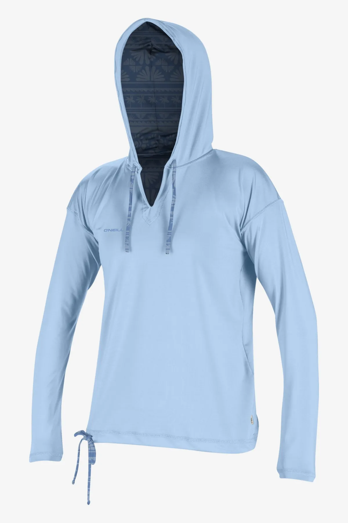Uv Sun Protection & Rash Guards^O'Neill Women's Hyperfreak Skins Long Sleeve Hoodie - Chamblu |
