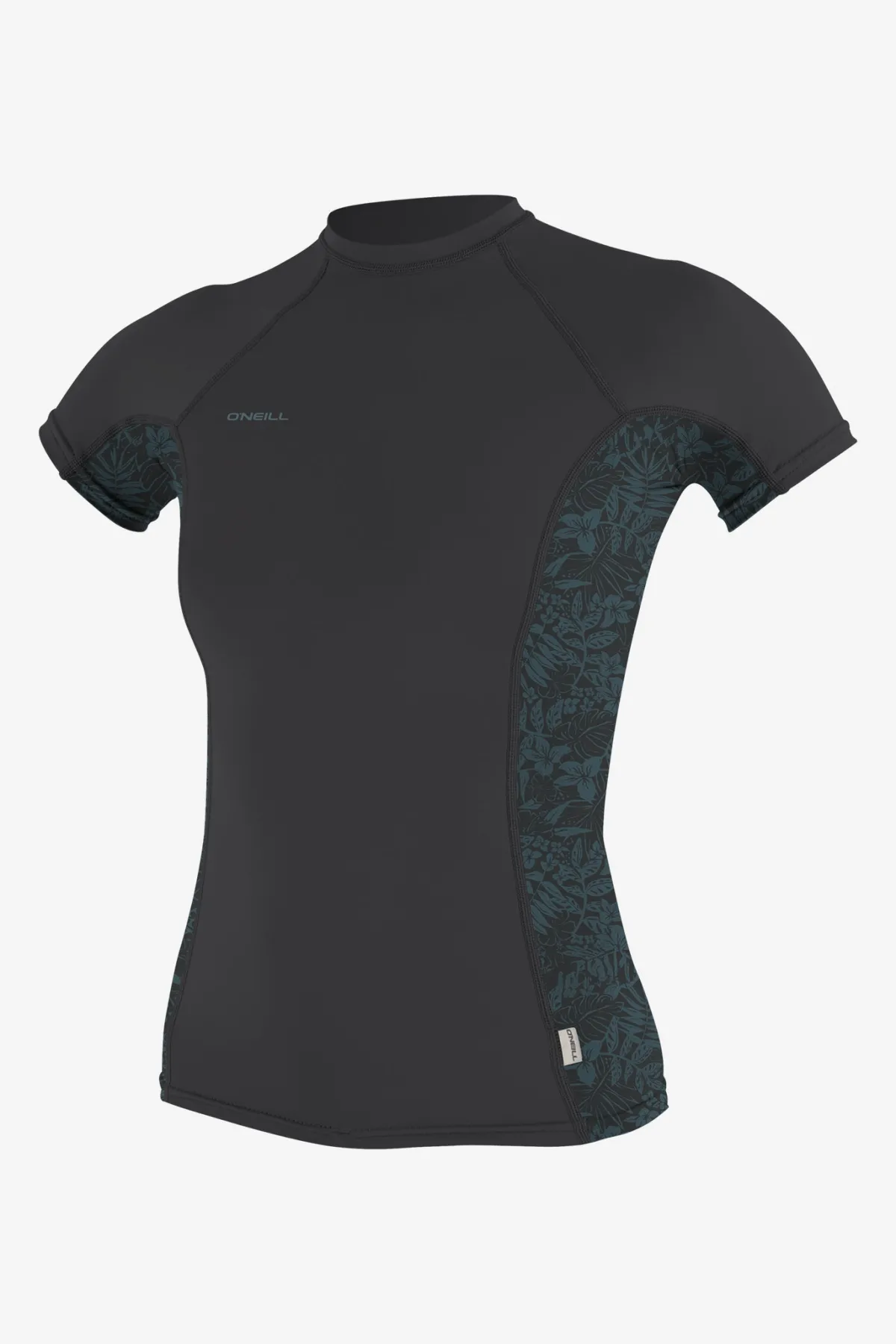 Uv Sun Protection & Rash Guards^O'Neill Women's Hyperfreak Skins Rash Guard - Steel/isla |