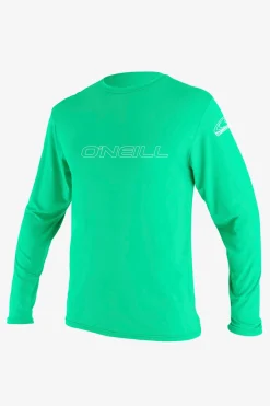 Uv-Sun-Protection Rash Guards|Uv-Sun-Protection Rash Guards^O'Neill Youth Basic Skins 50+ Long Sleeve Sun Shirt - | seaglass