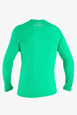 Uv-Sun-Protection Rash Guards|Uv-Sun-Protection Rash Guards^O'Neill Youth Basic Skins 50+ Long Sleeve Sun Shirt - | seaglass