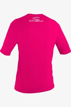 Uv-Sun-Protection Rash Guards|Uv-Sun-Protection Rash Guards^O'Neill Youth Basic Skins 50+ Sun Shirt - | watermelon