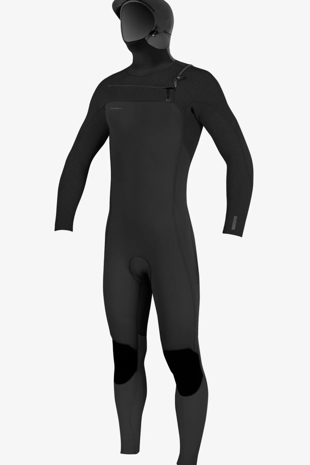 Full Suits|Full Suits^O'Neill Youth Hyperfreak 5.5/4+MM Chest Zip Full W/hood - | black/black