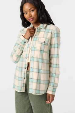 Tops^O'Neill Zuma High Pile Long Sleeve Top - | nile blue
