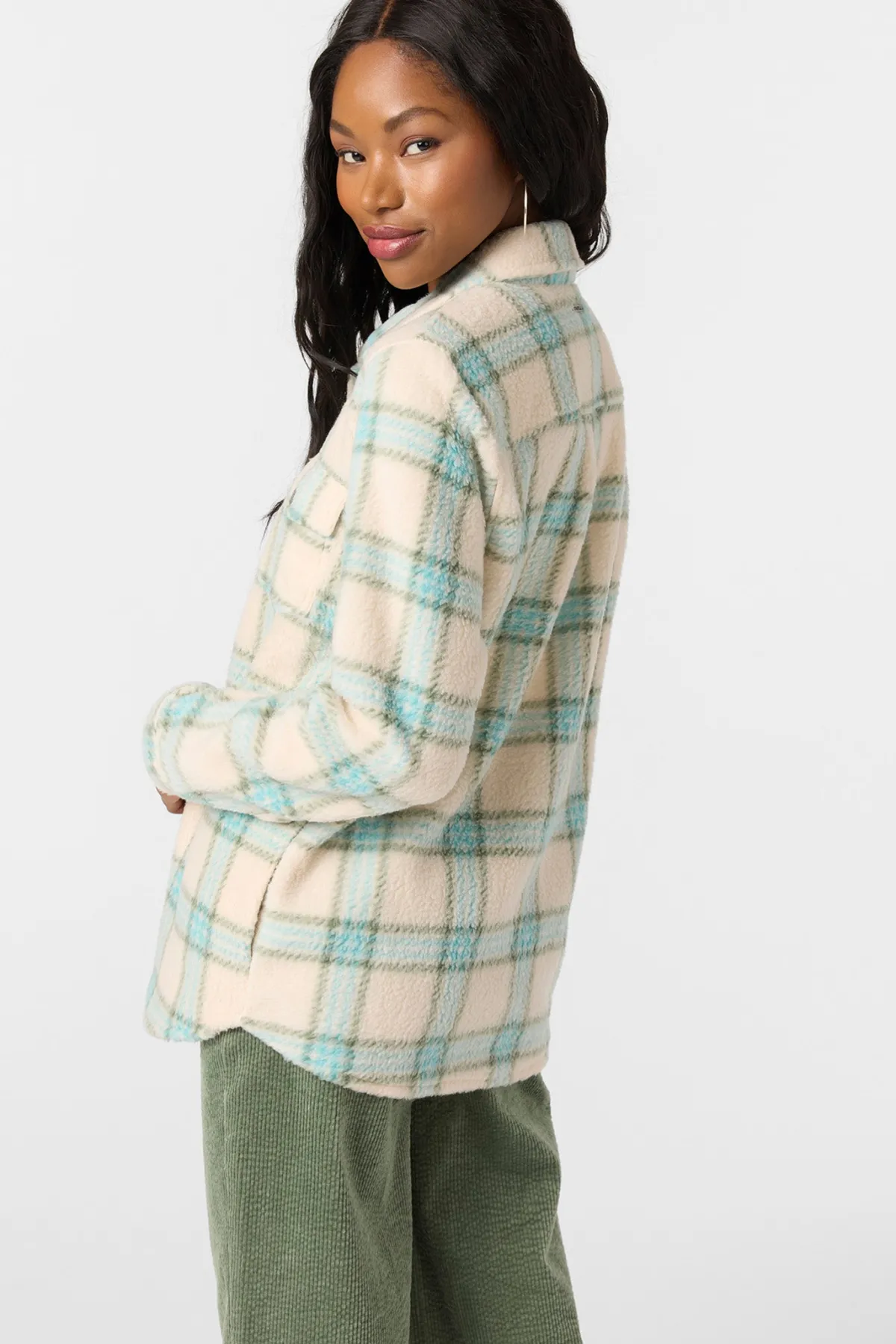 Tops^O'Neill Zuma High Pile Long Sleeve Top - | nile blue
