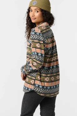 Tops^O'Neill Zuma Superfleece Long Sleeve Top - | martini olive